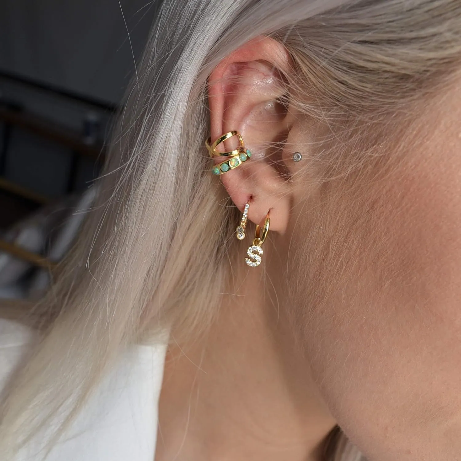 18K Gold Plated Non Pierced Ear Cuff Gold Ear Cuffs No Piercing