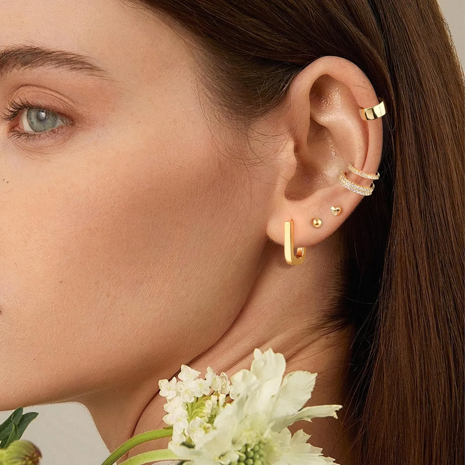 925 Sterling Silver Hoop Earrings for Women Small Huggie Hoop Earings Hypoallergenic Huggie Hoops Earrings for Women Small Jewelry Gifts