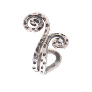 925 Sterling Silver Octopus Tentacles Tendrils Ear Cuffs No Piercing Earrings, One Piece