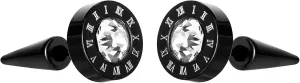 Aroncent 12PCS Stainless Steel Fake Tapers Mens Earrings Illusion Tunnel Cheater Piercing Jewelry Set for Men Women