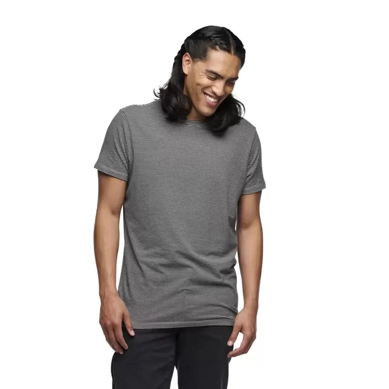 Black Diamond Stripe Short Sleeve T - Men's