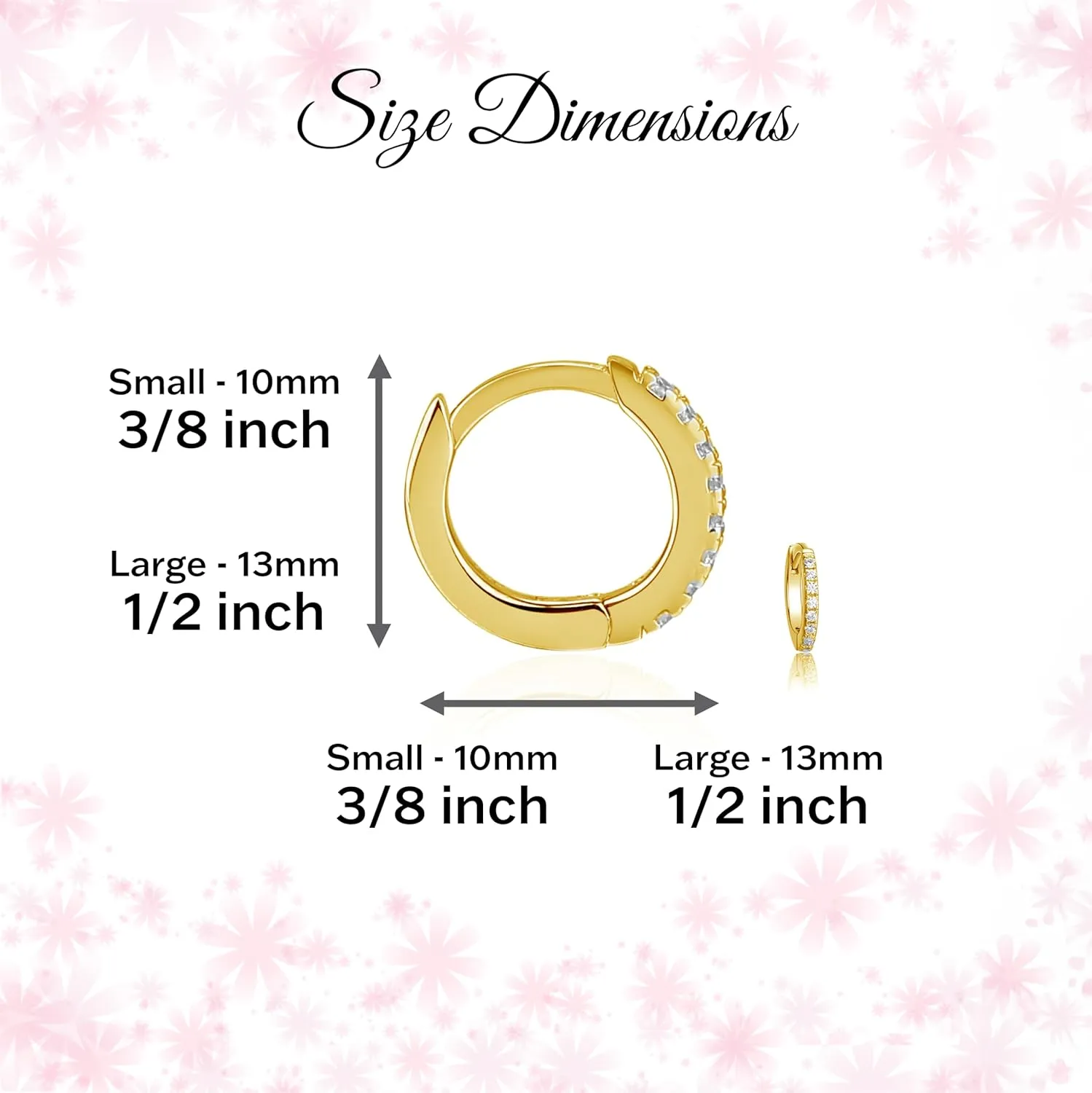 Cherished Moments Sterling Silver and 14K Gold Plated 10mm Hoop Earrings
