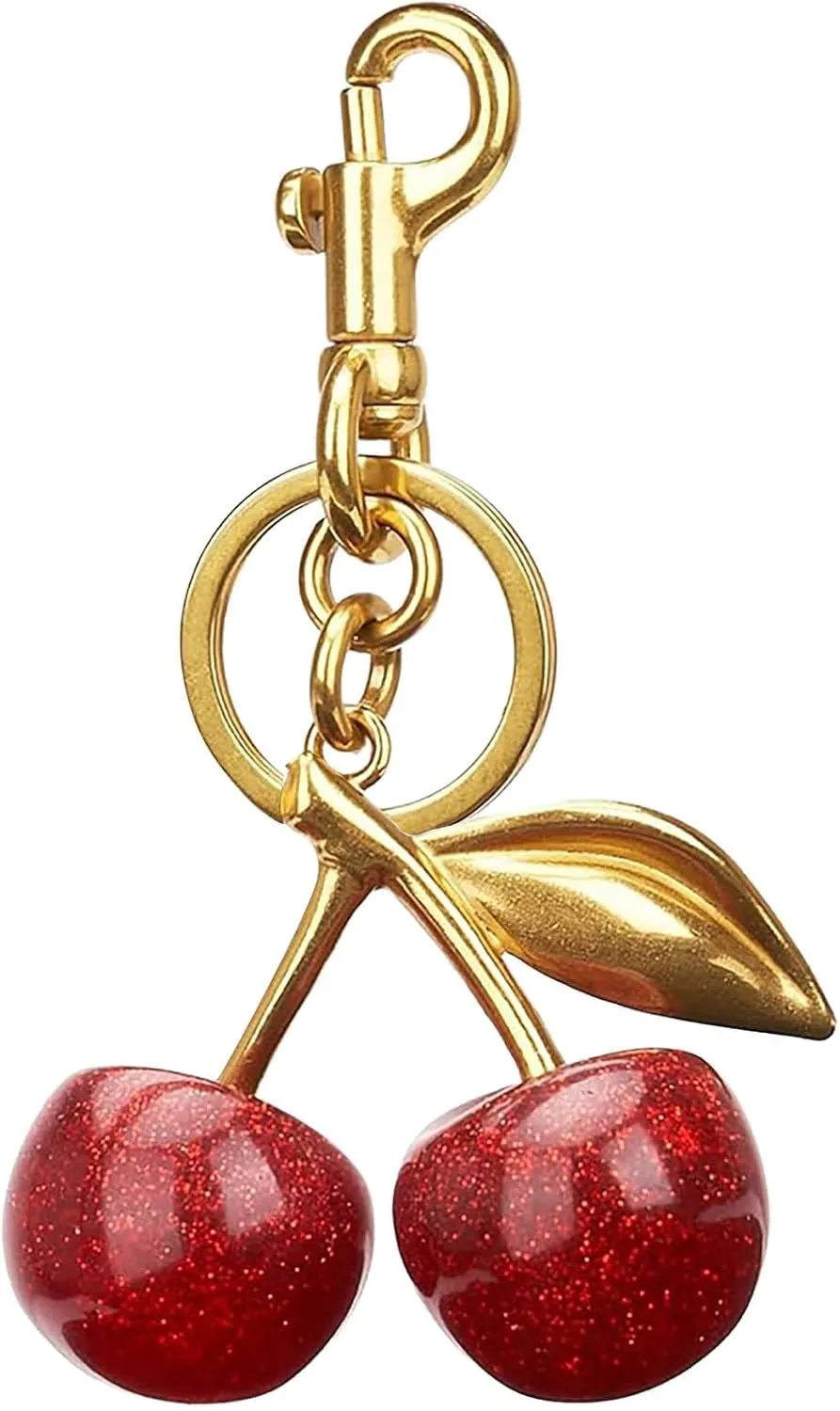 Cherry Keychain Bag Purse Charms keychian Car Cherry Accessories Gifts for Women