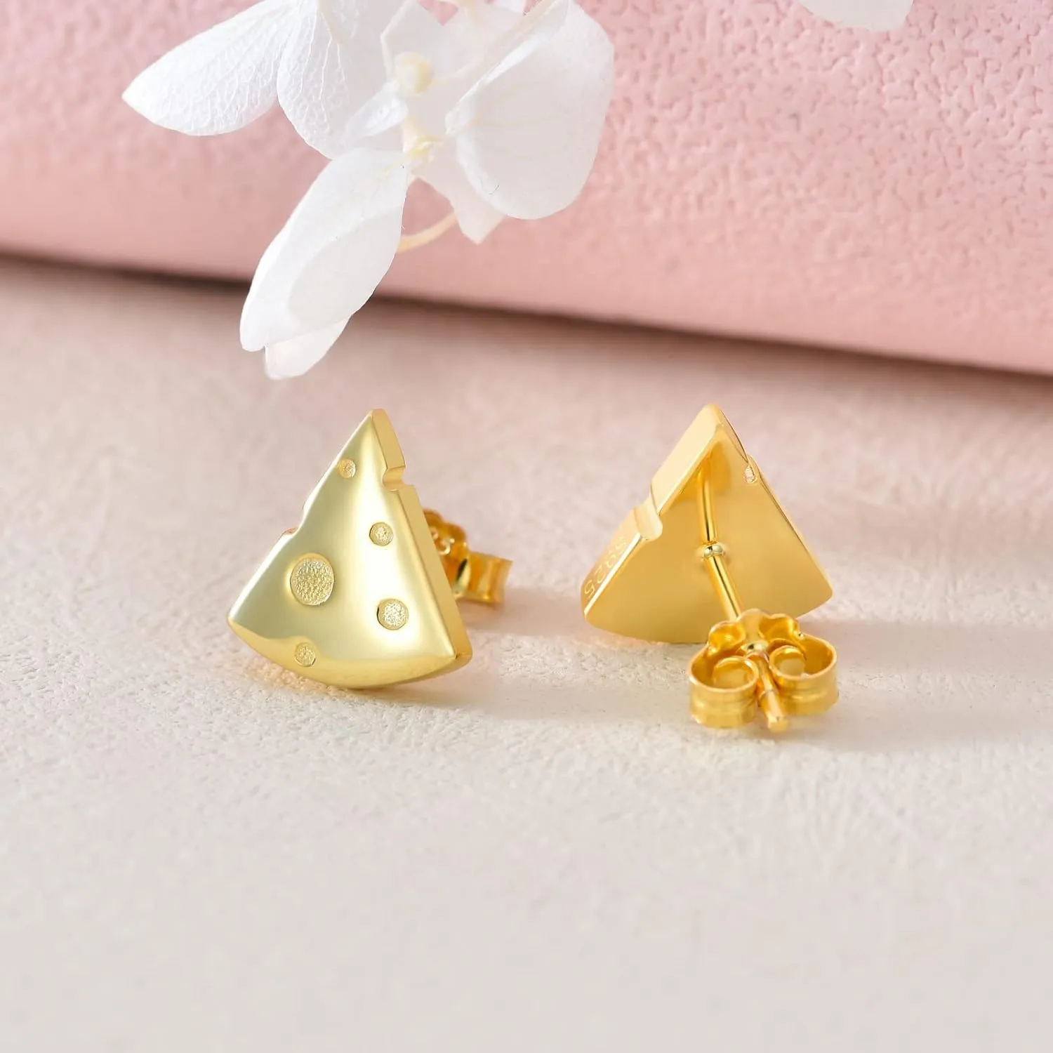 Cherry/Lemon//Watermelon/Pineapple/Strawberry/Mushroom/Cheese/Cupcake/Donut Earrings Sterling Silver Fruit Earrings Studs Hypoallergenic Earrings Jewelry Gifts for Women Girls