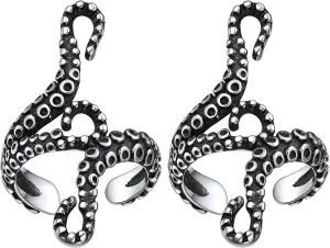 ChicSilver 925 Sterling Silver Ear Cuffs Non-Piercing Cartilage Earrings: Various Styles, Conch Cuffs (with Gift Box)