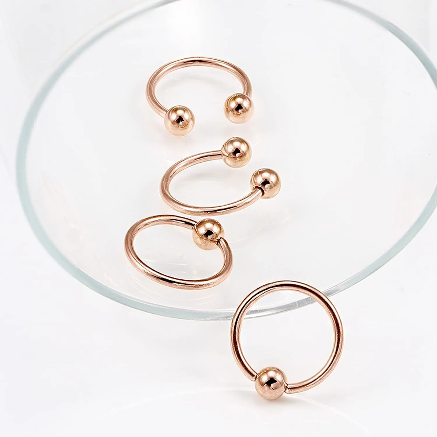 Cisyozi 16G 14G Nipple Piercing Jewelry Tongue Rings Hypoallergenic Surgical Steel Screw Nipple Tongue Shield Ring Barbell Body Piercing Jewelry Retainer for Women 9/16 Inch 14mm