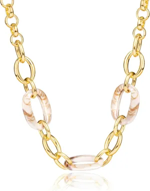 CoBi 18K Gold Silver Cubic Zirconia Station Butterfly Pendant Necklace for Women, Heart CZ Initial, Four Leaf Clover, Layered Double Cross, Chunky Cuban Link, Trendy Jewelry Everyday Wear, Gift Choice