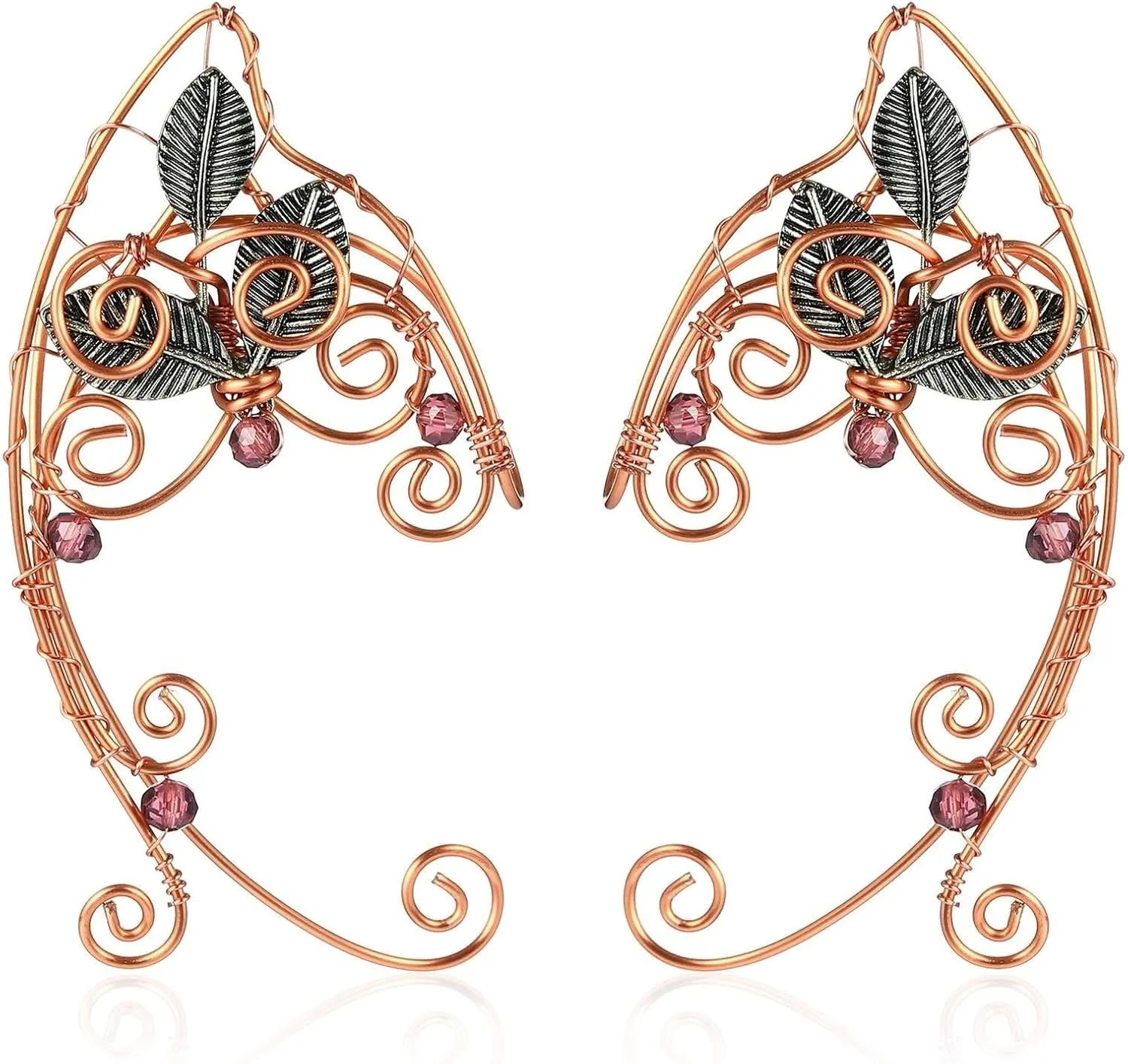 Cosplay Hairband Elf Ear Cuffs Elven Ear Cuffs Fairy Ear Cuffs Elf Earrings Fairy Earrings Elf Ear Jewelry Wrap Earrings Elf Ears Cosplay for Christmas Elf Costume Accessories Halloween Cosplay