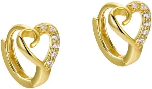 Cute Heart Small Hoop Earrings for Women Teen Girls Cartilage 925 Sterling Silver Cubic Zirconia Crystal Love Hearts Huggie Hoops Earring Wrap Cuffs Fashion Christmas Birthday Jewelry Gifts Hypoallergenic