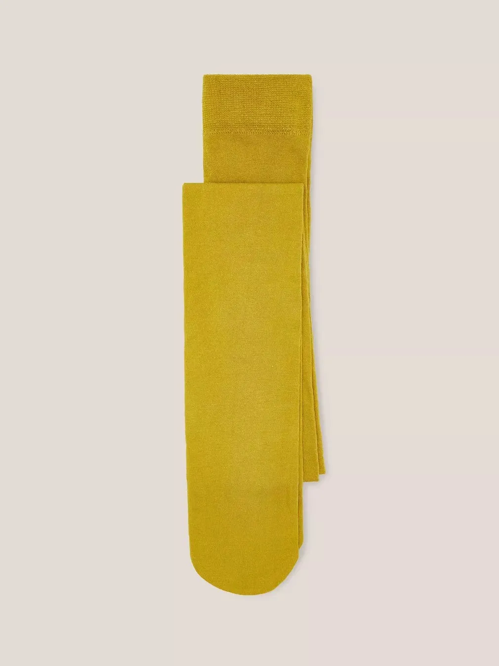 DARK CHARTREUSE PATTY ORGANIC PLAIN TIGHTS