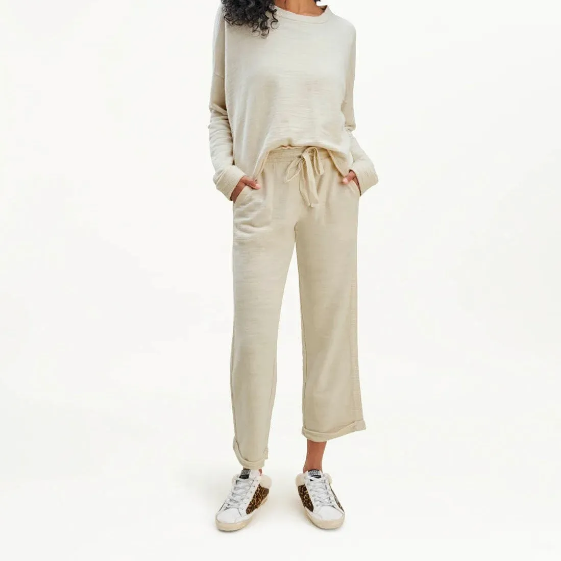 Dolan Heathered Pant (Porcelain)