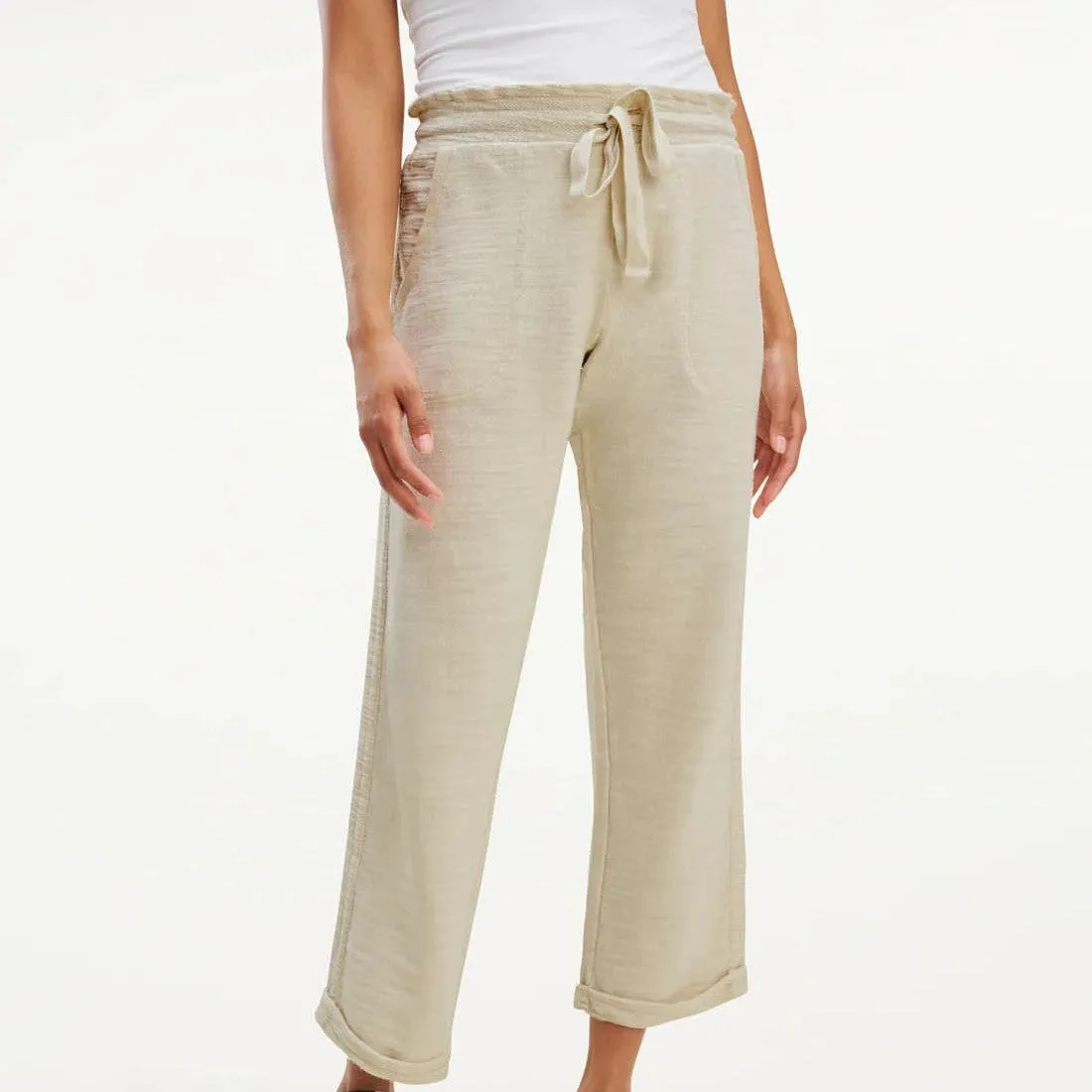 Dolan Heathered Pant (Porcelain)