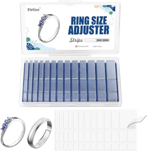 ELETIUO Invisible Ring Size Adjuster for Loose Rings,6 Sheets-234 Pcs Transparent Ring Size Reducer Ring Tightener,Fitter for Wide Rings,Multiple sizers for Man and Woman Rings