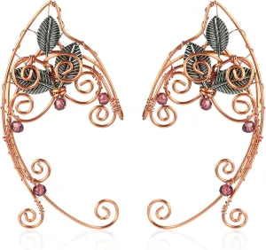 Elf Ear Cuffs Fairy Ear Cuff Fairy Earrings Elven Jewelry Wrap Earrings Ears Cosplay for Christmas Costume Accessories Halloween Cosplay