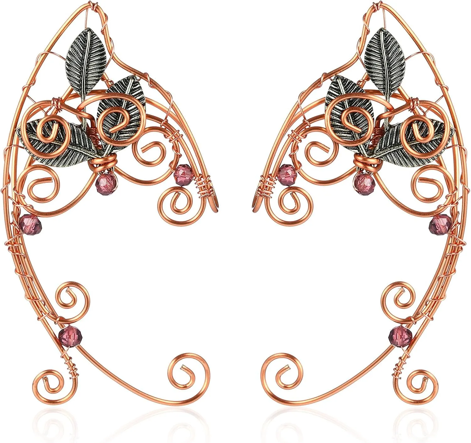 Elf Ear Cuffs Fairy Ear Cuff Fairy Earrings Elven Jewelry Wrap Earrings Ears Cosplay for Christmas Costume Accessories Halloween Cosplay