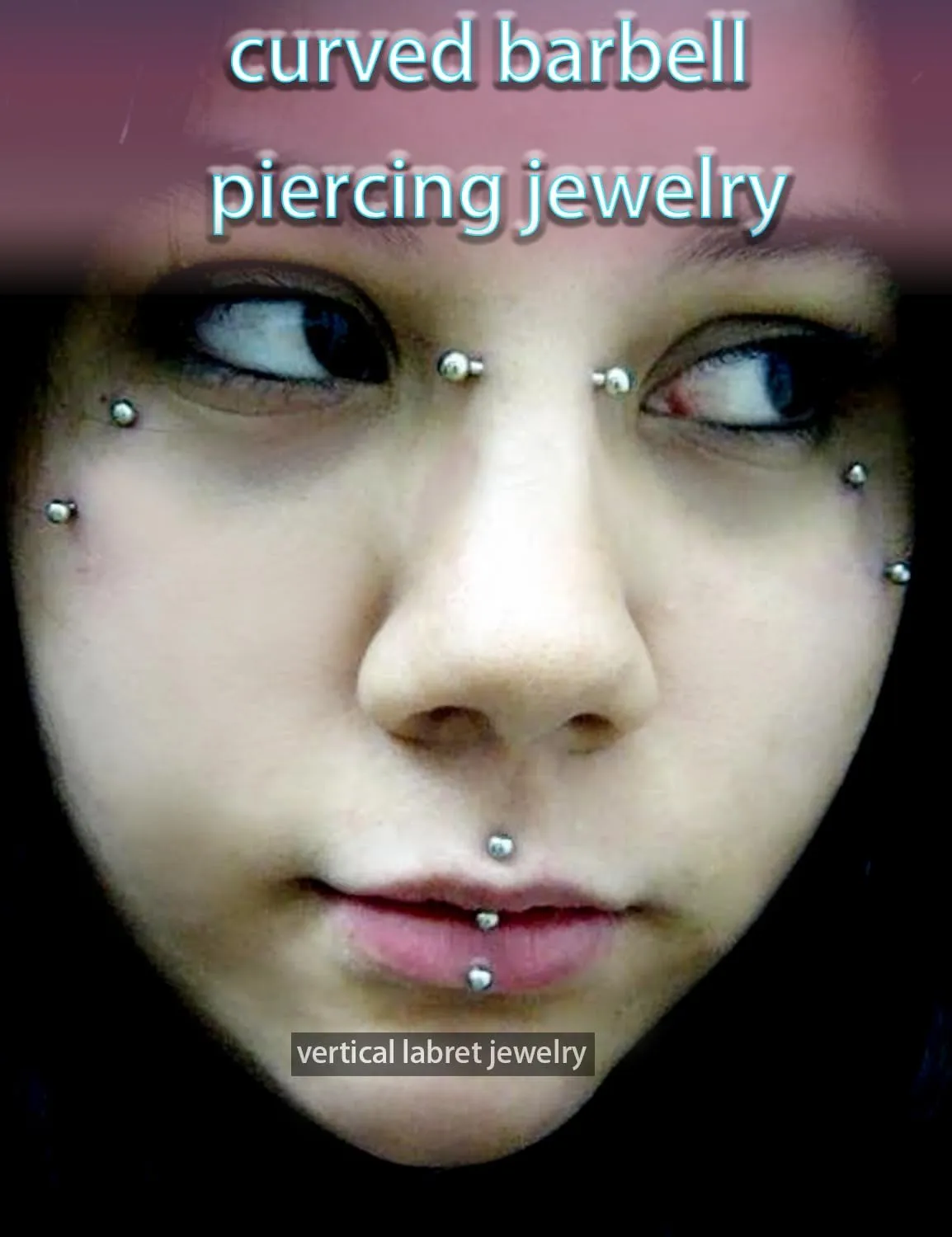 Eyebrow Piercing Jewelry F136 Titanium Internally & externally Threaded Curved Barbell Vertical Labret Lip Jewelry Ear Rook Navel Belly Button Ring Women Men 20g 18g 16g 6mm/8mm/10mm/12mm