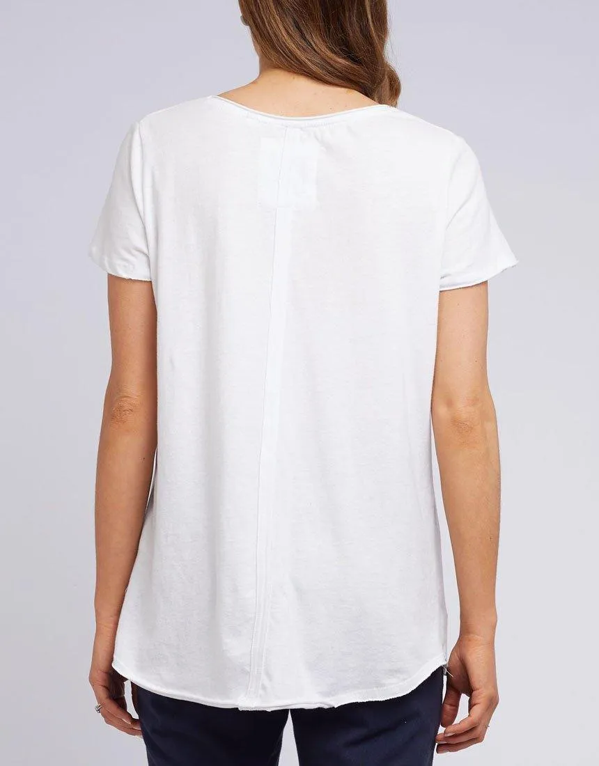Fundamental Vee Tee - White