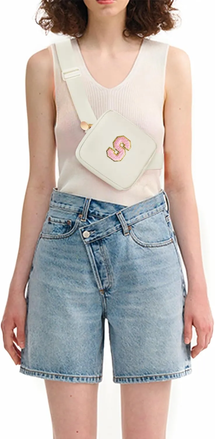 Gifts for Girls & Kids - Mini Belt Bag Crossbody Bag - Birthday Gifts for Daughter, Sister or Her; Teen Girl & Travel Essentials, Cute Trendy Stuff - Cream, S