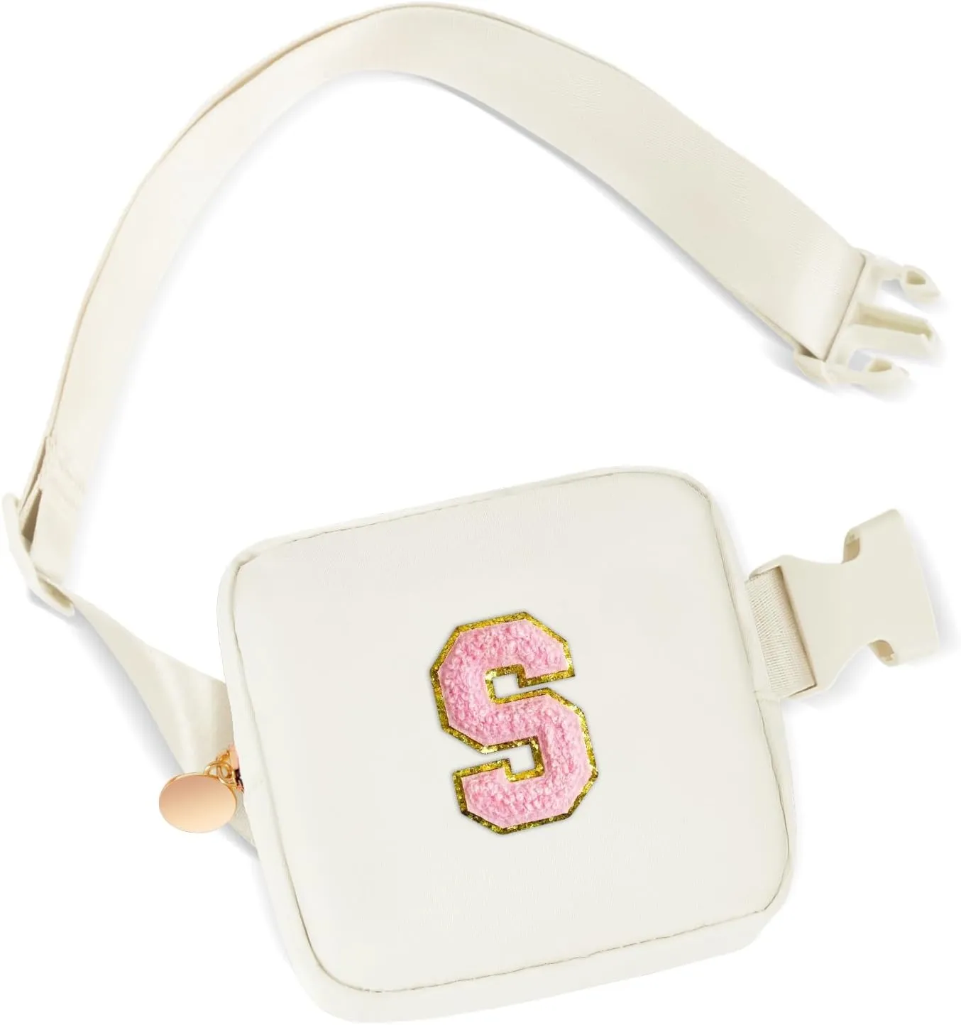 Gifts for Girls & Kids - Mini Belt Bag Crossbody Bag - Birthday Gifts for Daughter, Sister or Her; Teen Girl & Travel Essentials, Cute Trendy Stuff - Cream, S