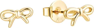 Gold Bow Stud Earrings  18K Gold Plated Mini Bow Earrings for Women, Dainty Coquette Style, Hypoallergenic Jewelry for Everyday Wear by Malibu Sunday