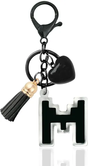 Initial Letter A-Z Keychains for Women,Pixel Letter Keychain Gifts for Girls Alphabet Keyring for Hangbag Backpack