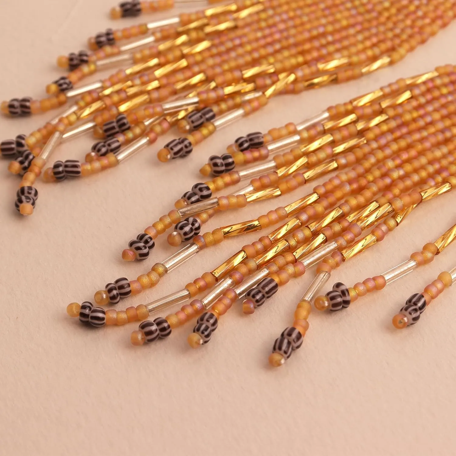 JeanBeau Seed Beads Tassel Earrings for Women Teen,Long Boho Handmade Colorful Beaded Dangle Drop Fringe Dangling Bohemian Accessories Summer Prom Party Jewelry Gift