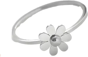 Listing Simple Sun Flower Petals Titanium Steel Ring Rose Gold Small Daisy Flower Couple Rings Jewelry For Women-NG11