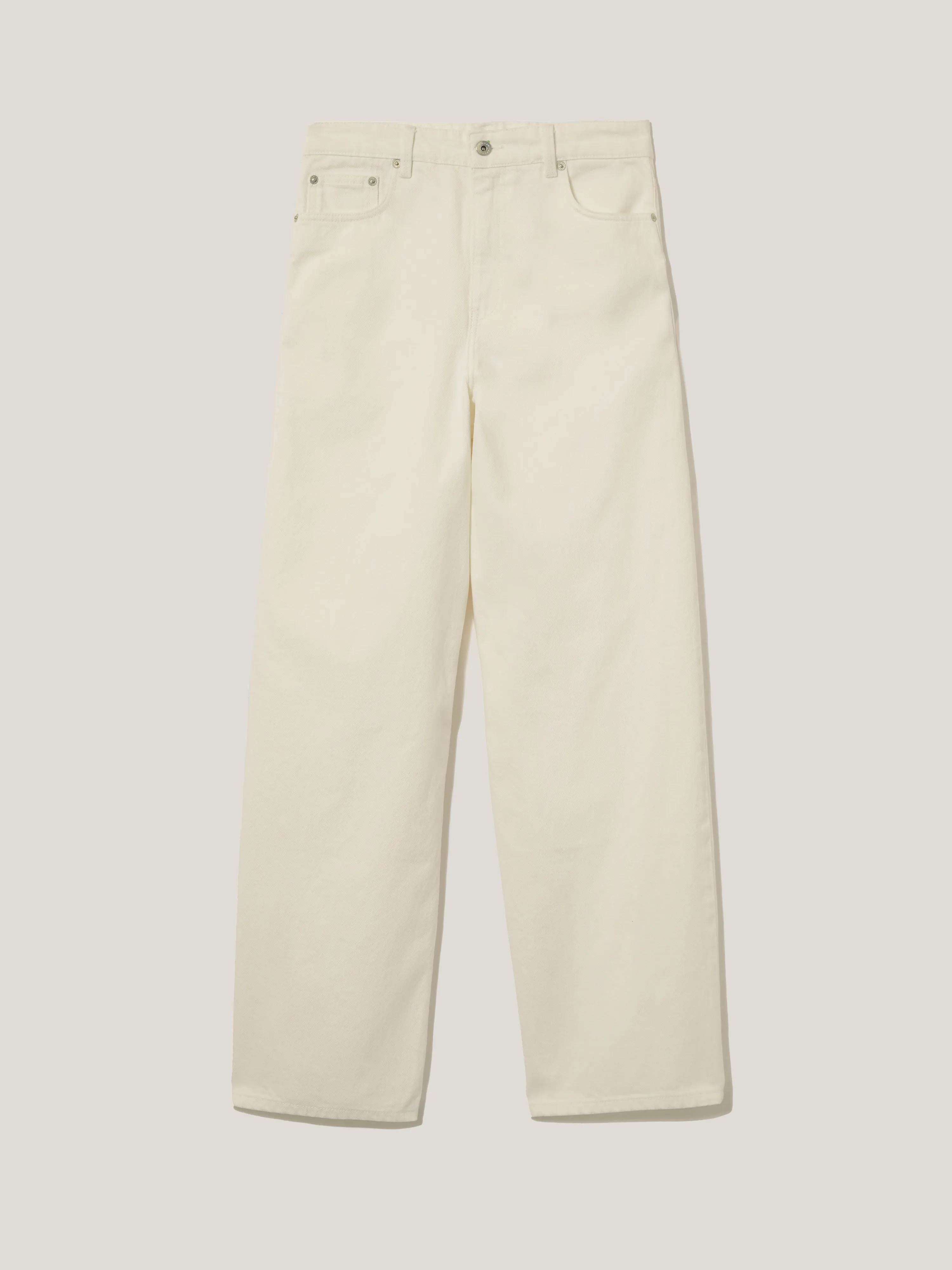 Lucia Wide Leg Jean | White