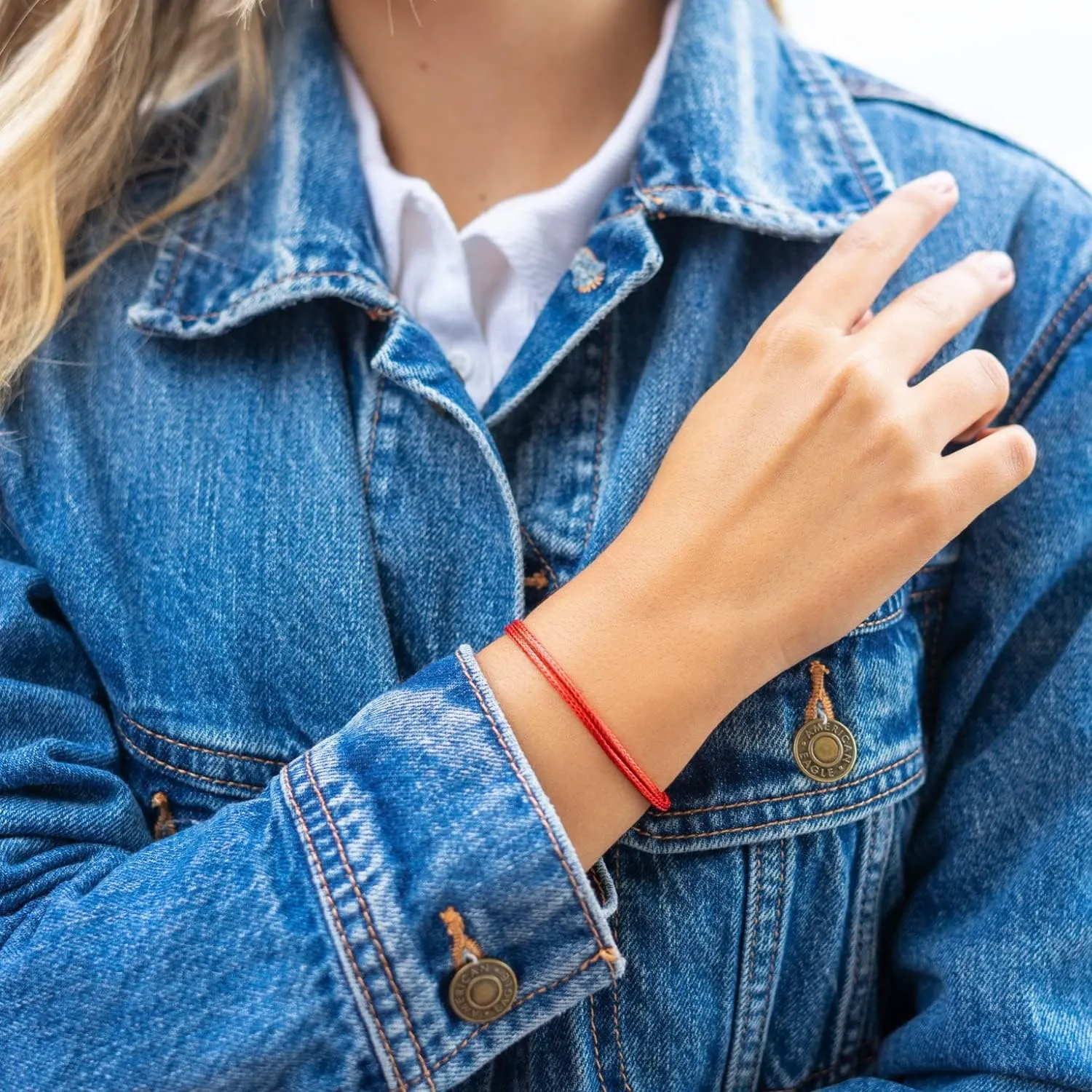 Luck Strings Red Wax Nylon Cord Bracelet for Men Women Unisex - Leather imitation string Bracelets Waterproof Teen Friendship Gift