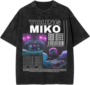 Mens Vintage Oversized T Shirts Short Sleeve Shirt for Men Tee Shirt Tops