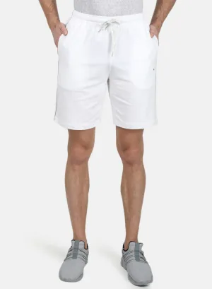 Mens White Plain Bermuda