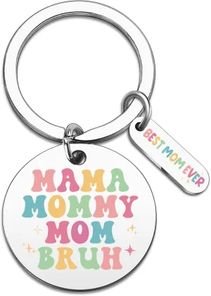 Mom Gifts Best Mom Ever Keychain Mothers Day Gift from Daughter Birthday Thanksgiving Christmas Gifts for Mother from Kids Meaningful Moms Present from Daughter Son