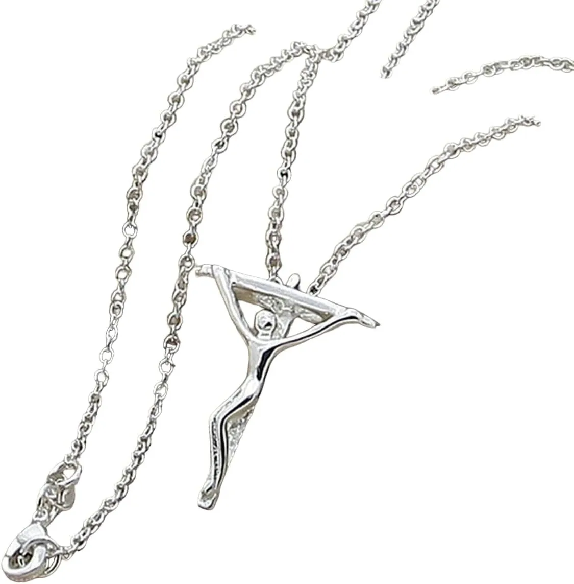 New 2025 925 Sterling Silver Jesus Cross Pendant Necklace 18 Inch Chain For Women Men Wedding Party Fashion Decoration Jewelry Commemorative With For You Accessories Trendy Creative Best For Gift