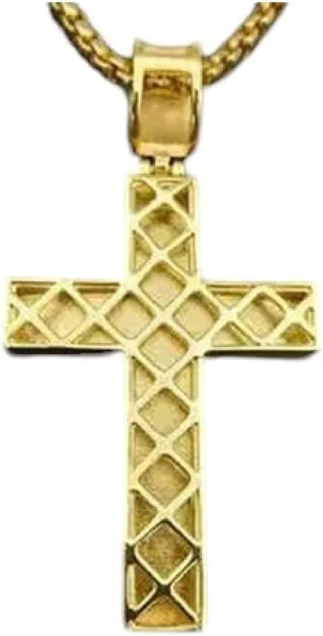 New 2025 Arrival Stainless Steel Cross Pendant Cross Pendant Jesus Cross Pendant Hip Hop Hiphop Stainless Steel Pendant With For You Accessories Trendy Creative Gift