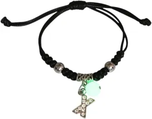 New 2025 Luminous A-Z Initial Letters Bracelet Glow In The Dark Adjustable Rope Chain For Women Men Fashion Jewelry Findings Gift Trendy Accessories Creative