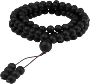New 2026 108 Black Lava Onyx Stone Beaded Prayer Bracelet & Necklace For Men Women 6Mm Natural Handmade Charm Jewelry Gift Fashion Trendy Accessories Creative