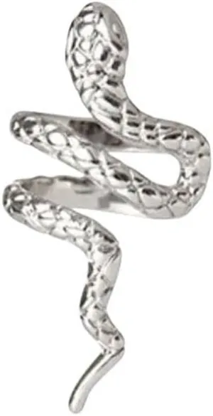 New 2026 1Piece Vintage Snake Wrap Ear Cuff Stud Earring For Women Men Gothic Jewelry Clip On Earcuffs Women's Trend Hoop Earrings Fashion Trendy Accessories Creative Gift For Women And Men