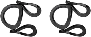 New 2026 2-20Pcs Black Stainless Steel Adjustable Non Piercing Cartilage Clip On Wrap Earrings Helix Ear Cuff Lip Nose Ring Jewelry Fashion Trendy Accessories Creative Gift