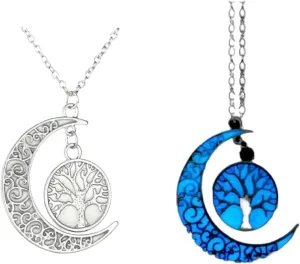 New 2026 Luminous Glowing Cat Snake Ox Elephant Pendant Necklace Glow In The Dark Tree For Men Women Halloween Decoration Jewelry Luxury With You Accessories Trendy Best Gift