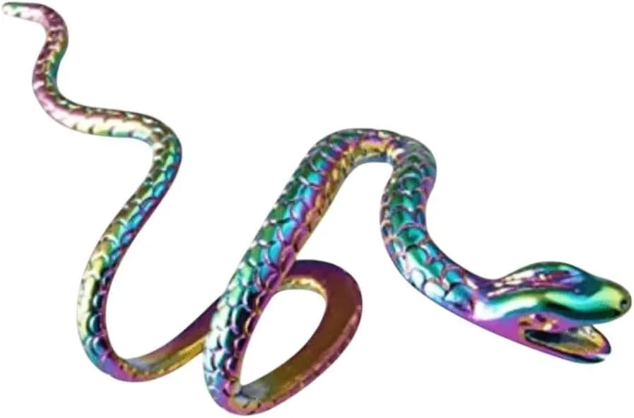 New 2026 Unisex Stainles Stell 1Pc Unisex Spiral Snake Ear Cuff-No Piercing Wrap, Personality Open Hoop Earring Cartilage Tragus Jewelry Fashion Trendy Accessories Creative Gift For Women And Men
