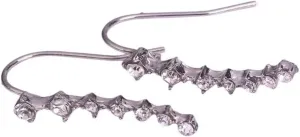 New 2026 Unisex Stainles Stell Gift Fashion Crystal Rhinestone Big Dipper Ear Cuff Wrap Stud Clip Earrings For Women Jewelry Accessories Long Trendy Creative For Women And Men