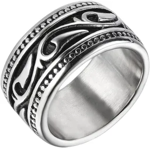 New 2026 Unisex Vintage Viking Pirate Fish Hook Ring For Man Stainless Steel Men's Metal Silver Accessories Party Jewelry Fashion Luxury Creative Gift For Women And Men