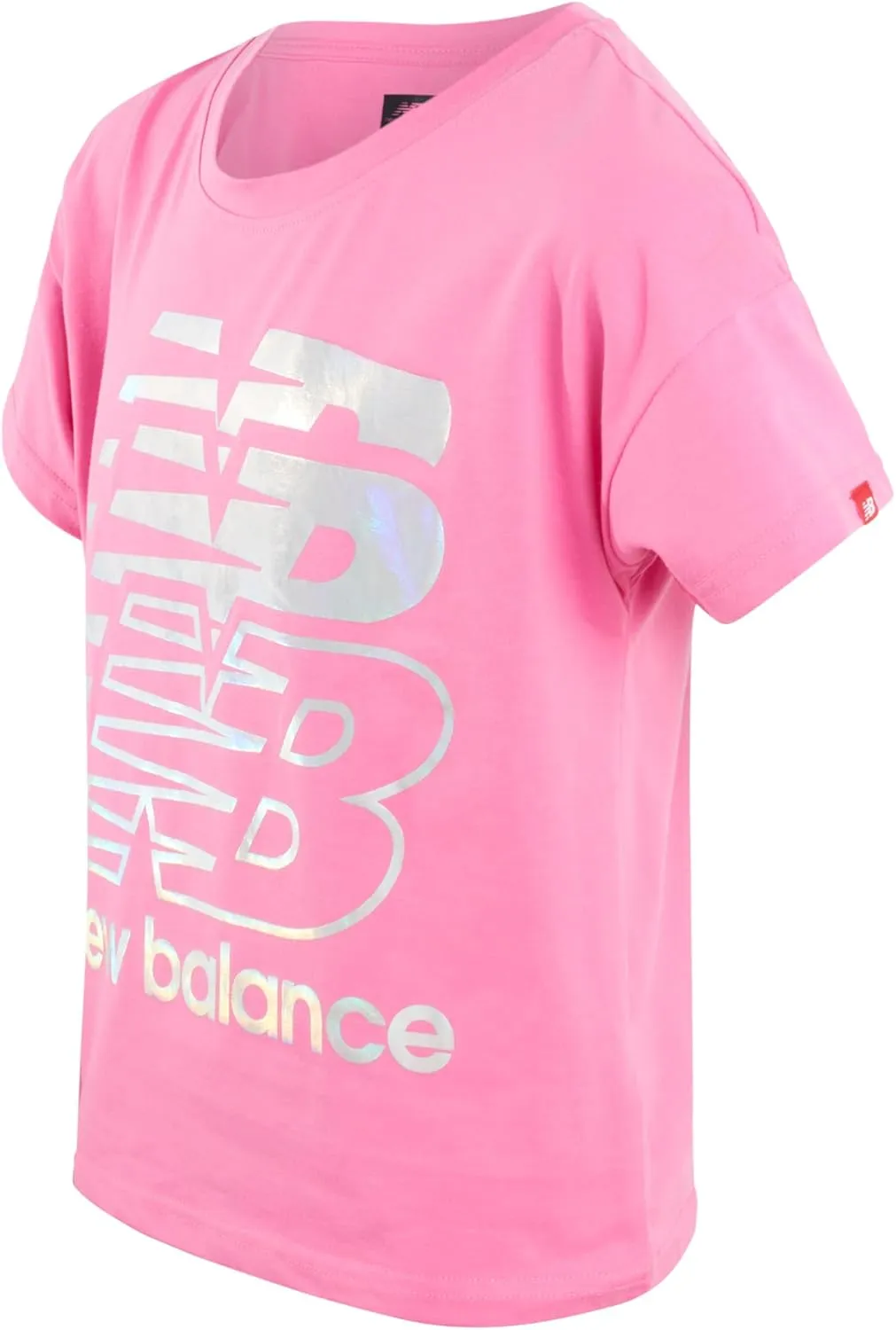 New Balance Girls' Athletic T-Shirt - 3 Pack Active Performance Sports Tee Bundle (7-16)