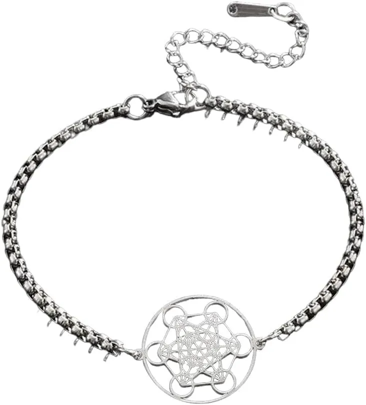 New For Arrival Stainless Steel Angel Seal Archangel Cutout Ring Six Charm Prayer Bracelet Christian Bracelet Men Women Amulet Jewelry With For You Fashion Accessories Creative Gift