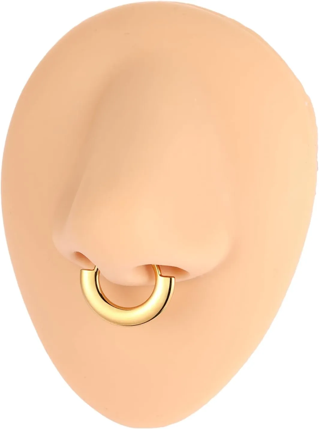 PEAKLINK 316L Surgical Steel Septum Clicker Ring Nose Hoop 16G Tragus Rook Daith Piercing Jewelry Cartilage Helix Conch Hoop Earring for Women