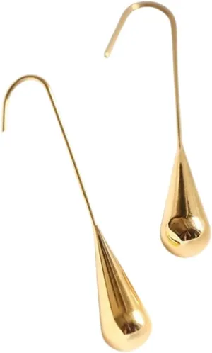 Real 14K Gold Jewelry Earring Women Fine Aros Oreja Pink Earrings For Women Orecchini 14 K Yellow Gold Bizuteria Jewelry