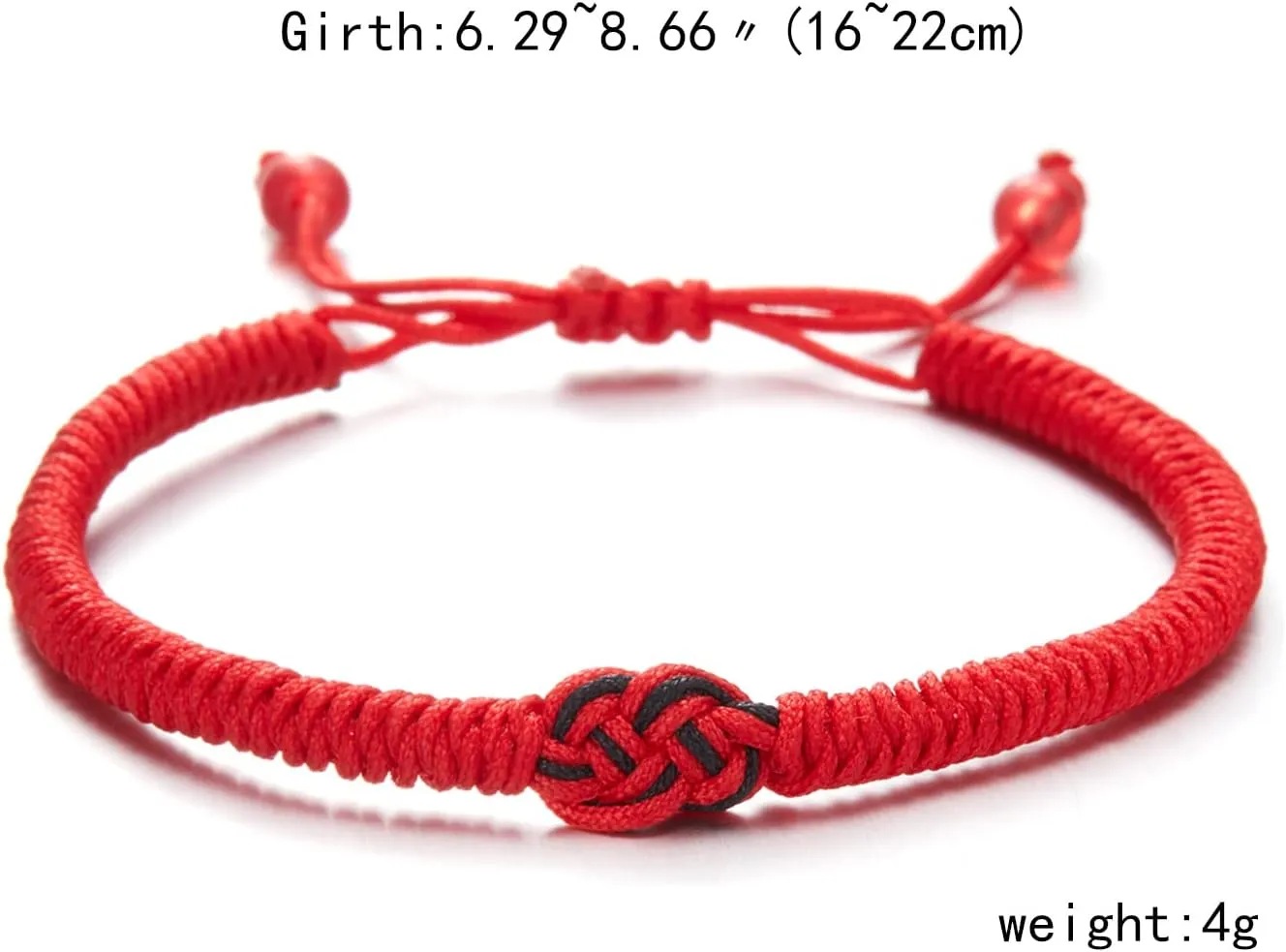 RINHOO Red String Bracelets Protection Adjustable Good Luck Vajra Knot Bracelet for Couples Friends Family Women Men