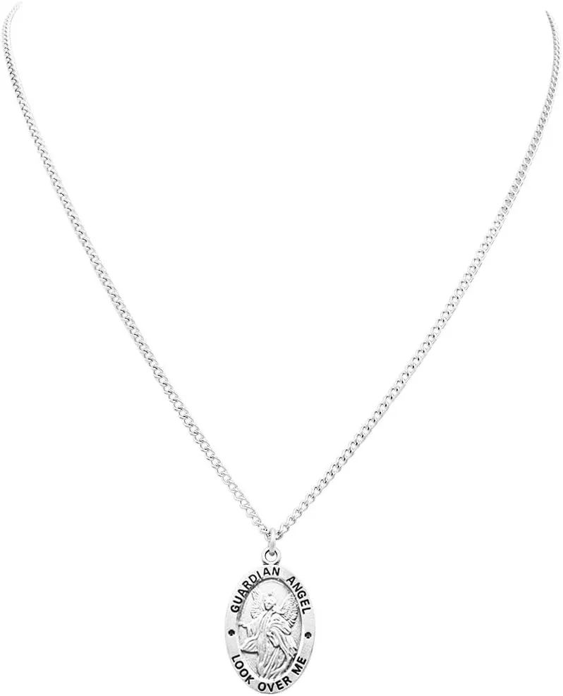Rosemarie Collections Saint Pendant Necklace and 2 Religious Pocket Tokens