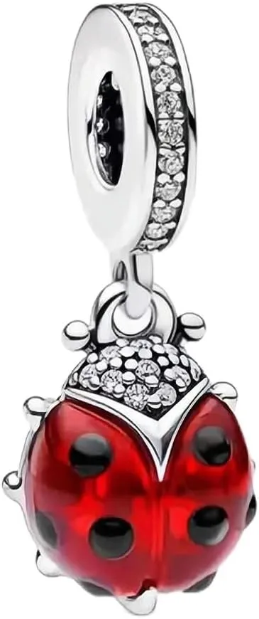 Safety Chain Charm 925 Sterling Silver Pendant,Jewelry Beads Gifts for Women Bracelet&Necklace