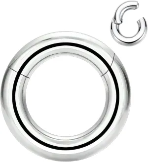 Septum Nose Rings Hinged Clicker Segment Surgical Steel PA Piercing Jewelry Ear Piercing Earrings Nose Hoop Unisex Hinged Earring 12mm